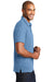 Port Authority K577 Mens Meridian Short Sleeve Polo Shirt Blue Skies Side