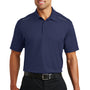 Port Authority Mens Moisture Wicking Short Sleeve Polo Shirt - True Navy Blue