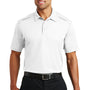 Port Authority Mens Moisture Wicking Short Sleeve Polo Shirt - White - Closeout