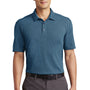 Port Authority Mens Coastal Moisture Wicking Short Sleeve Polo Shirt - River Navy Blue/Carolina Blue - Closeout