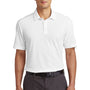 Port Authority Mens Coastal Moisture Wicking Short Sleeve Polo Shirt - White - Closeout