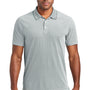 Port Authority Mens Oxford Moisture Wicking Short Sleeve Polo Shirt - Gusty Grey - Closeout