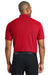Port Authority K600 Mens EZPerformance Moisture Wicking Short Sleeve Polo Shirt Red Back