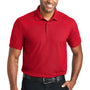 Port Authority Mens EZPerformance Moisture Wicking Short Sleeve Polo Shirt - Apple Red