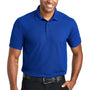 Port Authority Mens EZPerformance Moisture Wicking Short Sleeve Polo Shirt - True Royal Blue