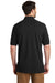 Port Authority K8000 Mens Wrinkle Resistant Short Sleeve Polo Shirt Black Back