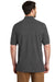 Port Authority K8000 Mens Wrinkle Resistant Short Sleeve Polo Shirt Heather Charcoal Grey Back