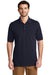 Port Authority K8000 Mens Wrinkle Resistant Short Sleeve Polo Shirt Navy Blue Front