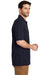 Port Authority K8000 Mens Wrinkle Resistant Short Sleeve Polo Shirt Navy Blue Side