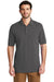 Port Authority K8000 Mens Wrinkle Resistant Short Sleeve Polo Shirt Sterling Grey Front