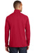 Port Authority K806 Mens Moisture Wicking 1/4 Zip Sweatshirt Red Back