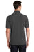 Port & Company KP1500 Mens Stain Resistant Short Sleeve Polo Shirt Charcoal Grey Back
