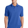 Port & Company Mens Stain Resistant Short Sleeve Polo Shirt - Royal Blue