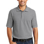 Port & Company Mens Core Stain Resistant Short Sleeve Polo Shirt - Heather Grey