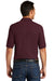 Port & Company KP155 Mens Core Stain Resistant Short Sleeve Polo Shirt Maroon Back