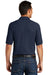 Port & Company KP155 Mens Core Stain Resistant Short Sleeve Polo Shirt Navy Blue Back