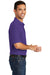 Port & Company KP155 Mens Core Stain Resistant Short Sleeve Polo Shirt Purple Side