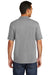 Port & Company KP55 Mens Core Stain Resistant Short Sleeve Polo Shirt Heather Grey Back