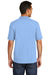 Port & Company KP55 Mens Core Stain Resistant Short Sleeve Polo Shirt Light Blue Back
