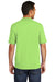 Port & Company KP55 Mens Core Stain Resistant Short Sleeve Polo Shirt Lime Green Back