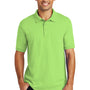 Port & Company Mens Core Stain Resistant Short Sleeve Polo Shirt - Lime Green