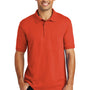 Port & Company Mens Core Stain Resistant Short Sleeve Polo Shirt - Orange