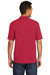 Port & Company KP55 Mens Core Stain Resistant Short Sleeve Polo Shirt Red Back
