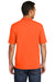 Port & Company KP55 Mens Core Stain Resistant Short Sleeve Polo Shirt Safety Orange Back
