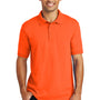 Port & Company Mens Core Stain Resistant Short Sleeve Polo Shirt - Safety Orange - Closeout