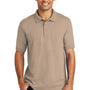 Port & Company Mens Core Stain Resistant Short Sleeve Polo Shirt - Sand