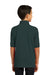 Port & Company KP55Y Youth Core Stain Resistant Short Sleeve Polo Shirt Dark Green Back