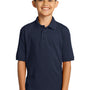 Port & Company Youth Core Stain Resistant Short Sleeve Polo Shirt - Deep Navy Blue
