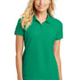 Port Authority Womens Core Classic Short Sleeve Polo Shirt - Bright Kelly Green