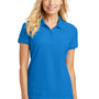 Port Authority Womens Core Classic Short Sleeve Polo Shirt - Coastal Blue