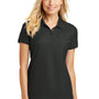 Port Authority Womens Core Classic Short Sleeve Polo Shirt - Deep Black
