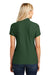 Port Authority L100 Womens Core Classic Short Sleeve Polo Shirt Forest Green Back