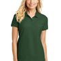 Port Authority Womens Core Classic Short Sleeve Polo Shirt - Deep Forest Green