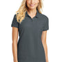 Port Authority Womens Core Classic Short Sleeve Polo Shirt - Graphite Grey