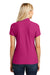 Port Authority L100 Womens Core Classic Short Sleeve Polo Shirt Azalea Pink Back