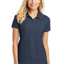Port Authority Womens Core Classic Short Sleeve Polo Shirt - River Navy Blue