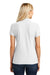Port Authority L100 Womens Core Classic Short Sleeve Polo Shirt White Back