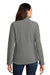 Port Authority L216 Womens Full Zip Fleece Jacket Smoke Grey/Grey Back