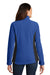 Port Authority L216 Womens Full Zip Fleece Jacket Royal Blue/Black Back