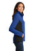 Port Authority L216 Womens Full Zip Fleece Jacket Royal Blue/Black Side