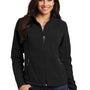 Port Authority Womens Full Zip Fleece Jacket - Black
