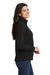 Port Authority L217 Womens Full Zip Fleece Jacket Black Side