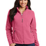 Port Authority Womens Full Zip Fleece Jacket - Pink Blossom