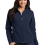 Port Authority Womens Full Zip Fleece Jacket - True Navy Blue