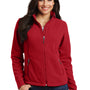 Port Authority Womens Full Zip Fleece Jacket - True Red