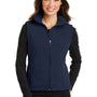 Port Authority Womens Full Zip Fleece Vest - True Navy Blue